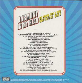 3CD/Box Set Various: Harmony In My Head (UK Power Pop & New Wave 1977-81)