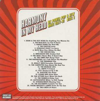 3CD/Box Set Various: Harmony In My Head (UK Power Pop & New Wave 1977-81)