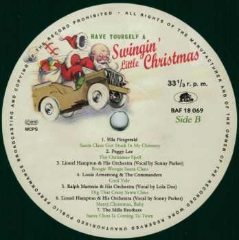 LP Various: Have Yourself A Swingin' Little Christmas  (14 Jazz And R&B Chestnuts For Your Holiday Season) CLR