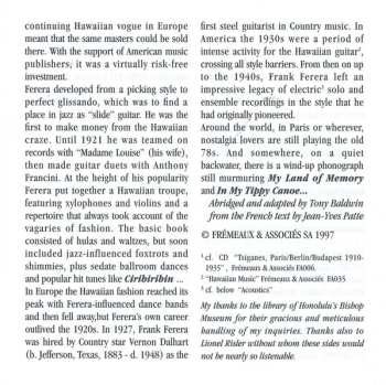 CD Various: Hawaiians In Paris 1916-1926 