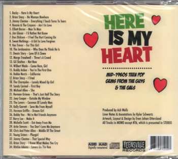 CD Various: Here Is My Heart - Mid 1960s Teen Pop Gems From The Guys & The Gals
