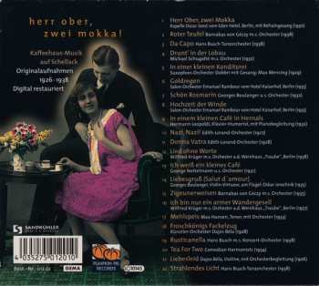 CD Various: Herr Ober, Zwei Mokka! (Kaffeehaus-Musik Auf Schellack 1926-1938)