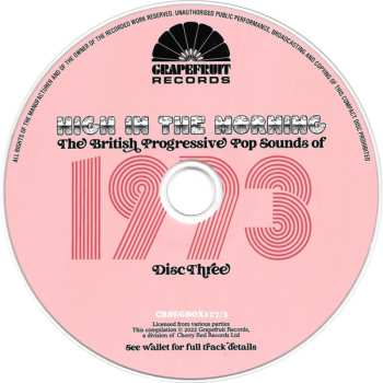 3CD/Box Set Various: High In The Morning (The British Progressive Pop Sounds Of 1973)