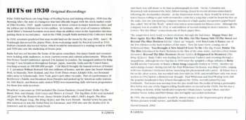 CD Various: Hits Of 1930
