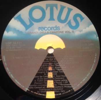 LP Various: I Grandi Della Canzone Vol. 5