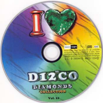 CD Various: I Love Disco Diamonds Collection Vol. 22 LTD