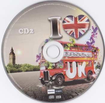 2CD Various: I Love Disco UK 80's