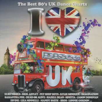 2CD Various: I Love Disco UK 80's