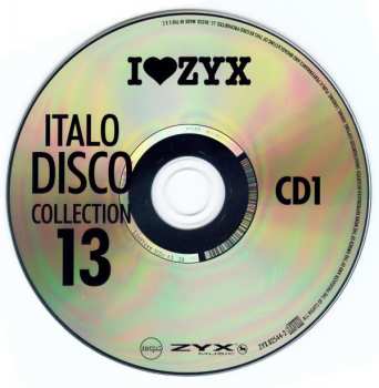 3CD Various: I Love ZYX Italo Disco Collection 13