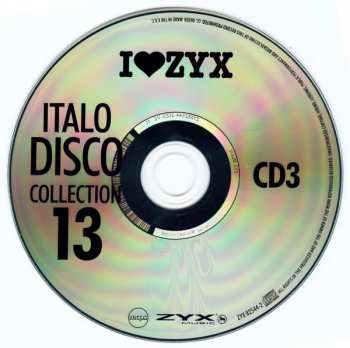 3CD Various: I Love ZYX Italo Disco Collection 13