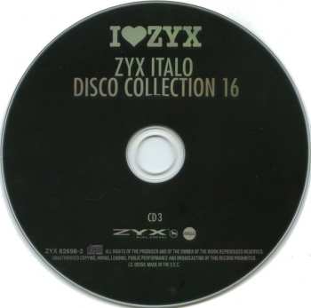 3CD Various: I Love ZYX Italo Disco Collection 16