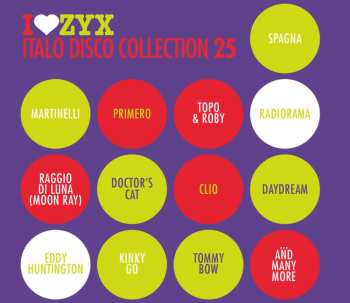 3CD Various: I Love ZYX Italo Disco Collection 25