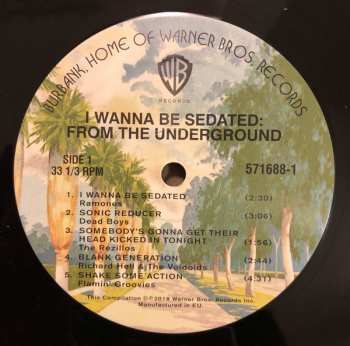 2LP Various: I Wanna Be Sedated: From The Underground - Celebrating 60 Years Of Warner Bros. Records