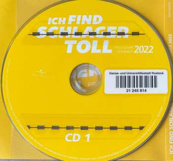 2CD Various: Ich Find Schlager Toll - Frühjahr / Sommer 2022