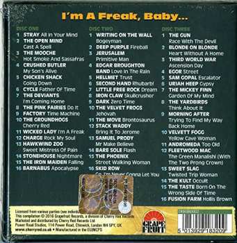 3CD/Box Set Various: I'm A Freak, Baby... A Journey Through The British Heavy Psych And Hard Rock Underground Scene 1968-72