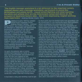 3CD/Box Set Various: I'm A Freak, Baby... A Journey Through The British Heavy Psych And Hard Rock Underground Scene 1968-72