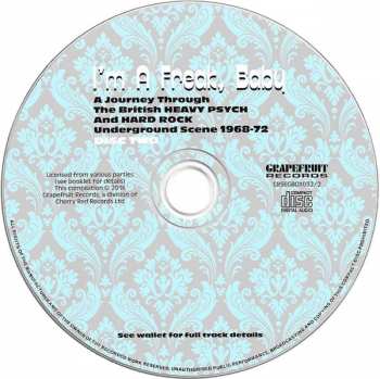 3CD/Box Set Various: I'm A Freak, Baby... A Journey Through The British Heavy Psych And Hard Rock Underground Scene 1968-72