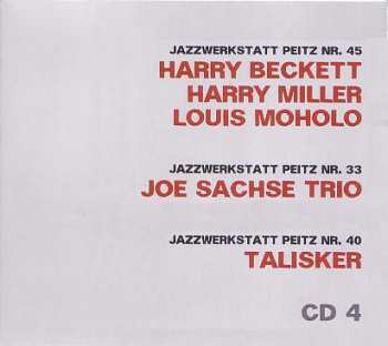 4CD/Box Set Various: Jazzwerkstatt Peitz 50