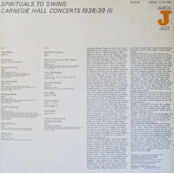 LP Various: Spirituals To Swing - Carnegie Hall Concerts 1938/39 1 + 2 (2xLP)