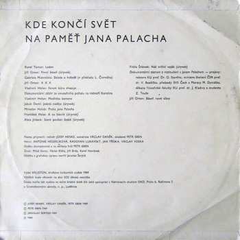 LP Various: Kde Končí Svět (Na Paměť Jana Palacha)