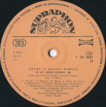 LP Various: Kdyby Ty Muziky Nebyly - 50 Let České Lidovky (II)