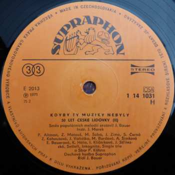 LP Various: Kdyby Ty Muziky Nebyly - 50 Let České Lidovky (II)