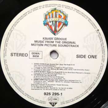 LP Various: Krush Groove (Music From The Original Motion Picture Sound Track)