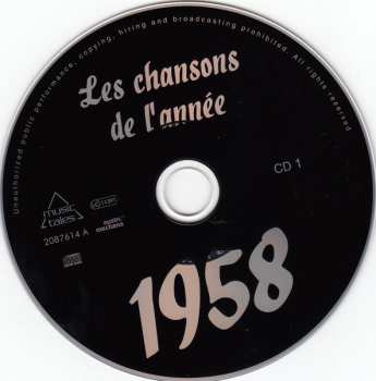 2CD Various: Les Chansons De L'Année 1958