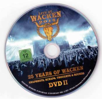 3DVD Various: Live At Wacken 2014 - 25 Years of Wacken
