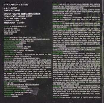 2CD/2Blu-ray Various: Live At Wacken 2016 DIGI