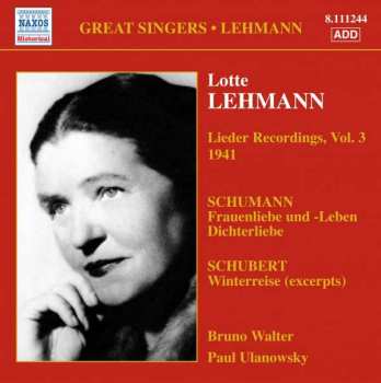 CD Lotte Lehmann: Lieder Recordings, Vol. 3 (1941)
