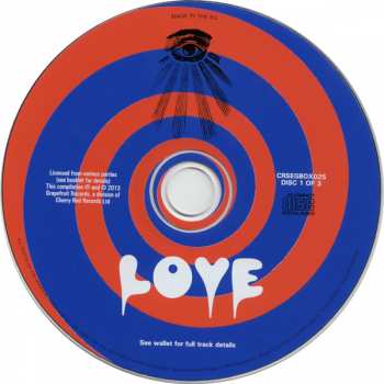 3CD/Box Set Various: Love, Poetry And Revolution (A Journey Through The British Psychedelic And Underground Scenes 1966-72)