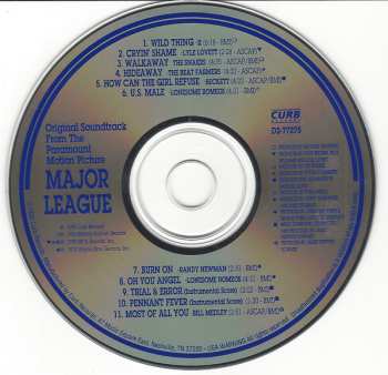 CD Various: Major League-Music From The Original Motion Picture Soundtrack