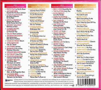 4CD Various: Mega 4 CD - Chansons D'amour