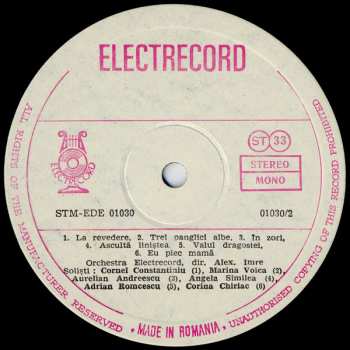 LP Various: Meridiane Melodii 4