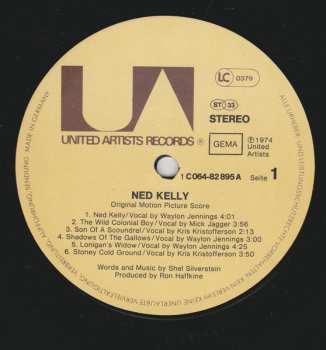 LP Various: Mick Jagger As Ned Kelly