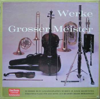 12LP/Box Set Various: Werke Großer Meister LTD
