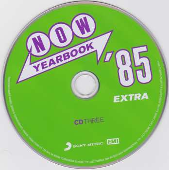 3CD Various: Now Yearbook Extra '85 (60 More Essential Hits From 1985) LTD