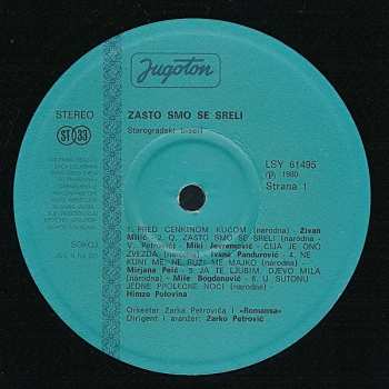 LP Various: O Zašto Smo Se Sreli - Starogradski Biseri