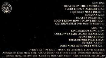 LP Various: Original Broadway Cast - Jesus Christ Superstar