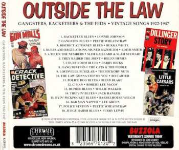 CD Various: Outside The Law: Gangsters, Racketeers & The Feds ● Vintage Songs 1922-1947