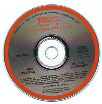 CD Various: Piero Cappuccilli In Concerto - Live