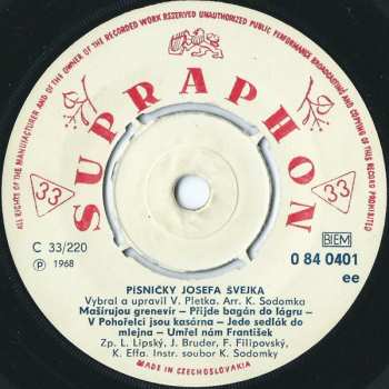 SP Various: Písničky Josefa Švejka