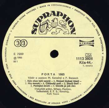 LP Various: Porta '85