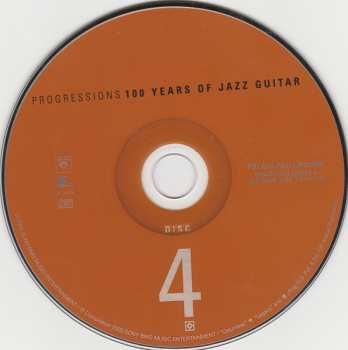 4CD/Box Set Various: Progressions: 100 Years Of Jazz Guitar