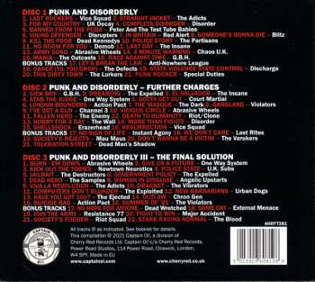 3CD Various: Punk And Disorderly The Albums (The Sound Of UK82)