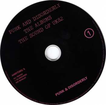 3CD Various: Punk And Disorderly The Albums (The Sound Of UK82)