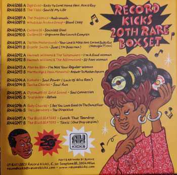 10SP/Box Set Various: Record Kicks 20th Rare Box Set LTD