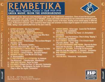 4CD/Box Set Various: Rembetika (Greek Music From The Underground)