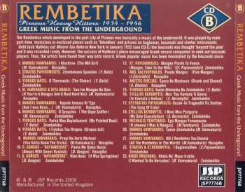 4CD/Box Set Various: Rembetika (Greek Music From The Underground)